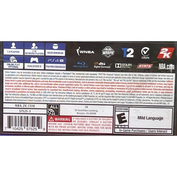 PS4 - Anthony Davis - NBA 2K 20 Video Game - Picture 7 of 8